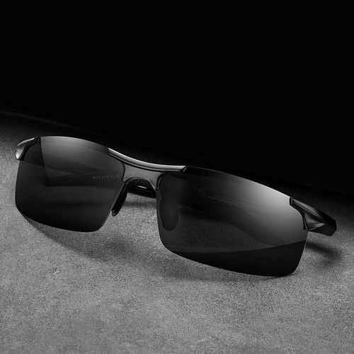 Поляризованные рыбацкие стаканы Мужчина, наблюдая за специальными высокими рыбалками под водой Рыба, вождение солнцезащитные очки с двойным использованием дневные и ночные солнцезащитные очки