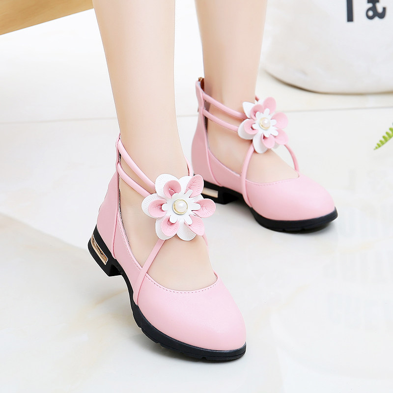 女童单鞋春款韩版小皮鞋潮公主鞋儿童鞋子2019春秋新款高跟鞋软底|ruв категории детская обувь/детская обувь/между родителями и детьми обувь, туфли - от Buy2taobao.com для оказания профессиональной услуги покупки агента Taobao