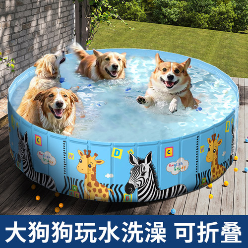 狗狗专用可折叠大型犬浴盆