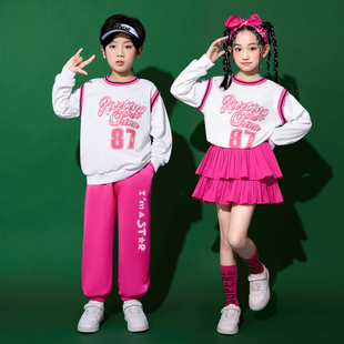 小学生啦啦队团体演出班服幼儿园表演服 服装 元 旦儿童运动会开幕式