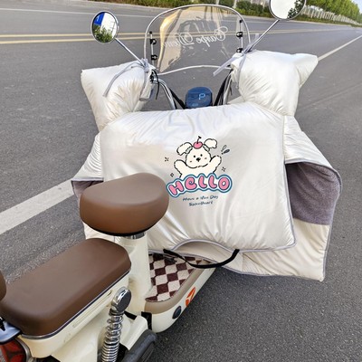 挡风被电动车可爱小型四季通用防