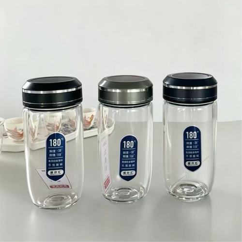 单层玻璃杯定制印字logo小礼品