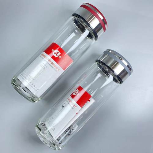 明霞3519单层玻璃杯加厚杯底订做