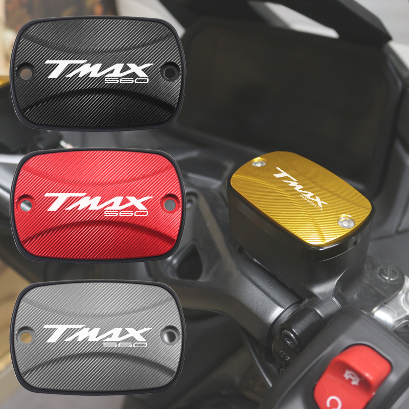 TMAX560改装前刹车油壶罩