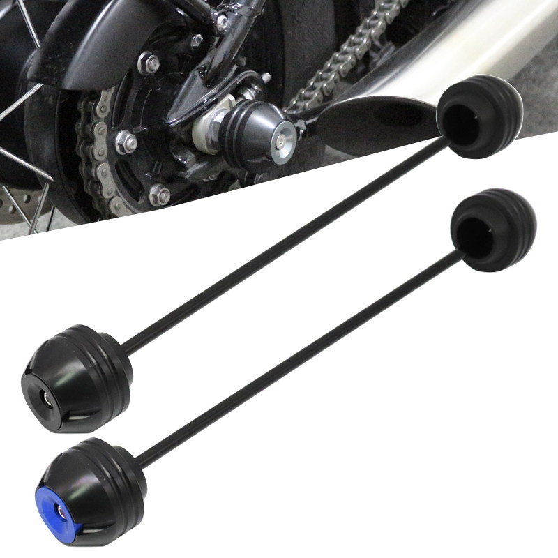 适用雅马哈XSR700 FZ07 MT07改装配件前后轮轴防摔球防摔胶装饰球