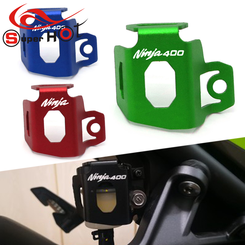 适用川崎NINJA400忍者NINJA300/250/250SL改装后刹车油壶保护罩壳