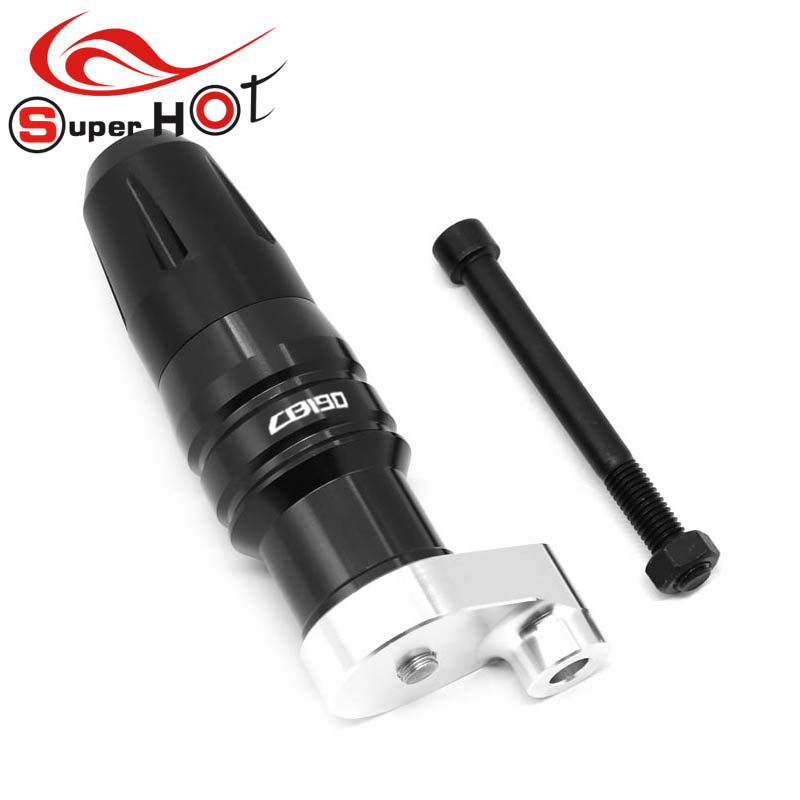 适用本田CB190X猛鸷 鸷道CB190SS改装排气防摔胶球保护杠 防摔棒