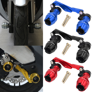 适用五羊本田NWG150改装配件排气管保险护杠前轮保护棒防摔球