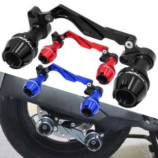 适用钱江ADV350鸿天鹰150ADV嘉爵启程改装配件排气防摔球保险护杠