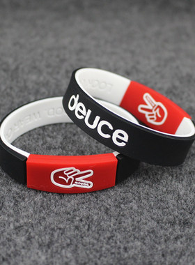 新款骑士凯里欧文同款篮球运动手环deuce brand硅胶腕带男女情侣