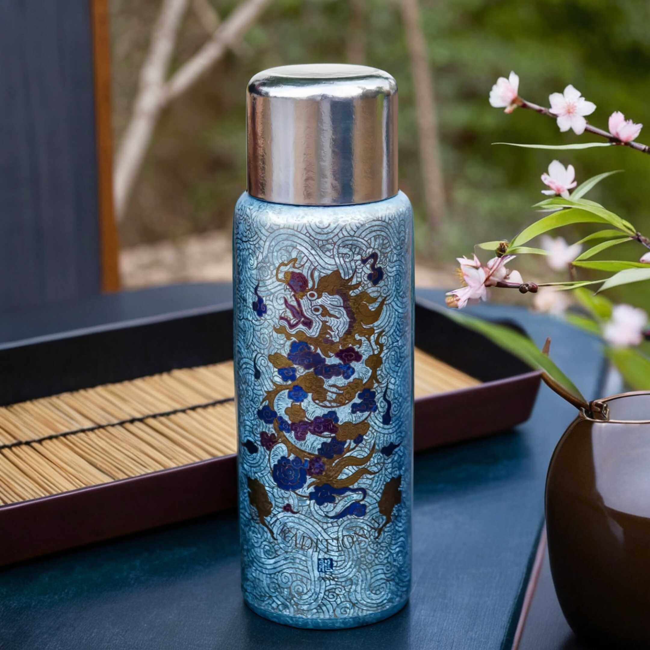 奥伯顿纯钛男士水杯2024新款保温杯旅行便携焖茶壶养生杯露营水壶