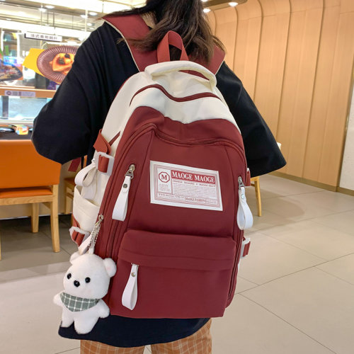 高颜值中学生高中生书包女大容量