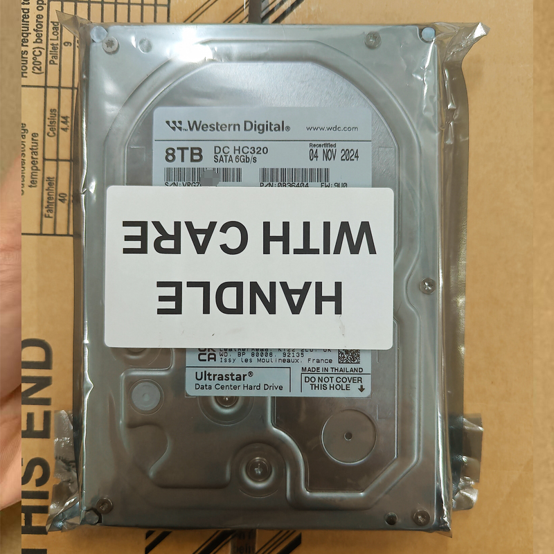WD西数8T企业级监控机械硬盘SATA
