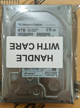 WD西数8T企业级机械硬盘HUS728T8TALE6L4企业级监控3.5寸Exos 7E8