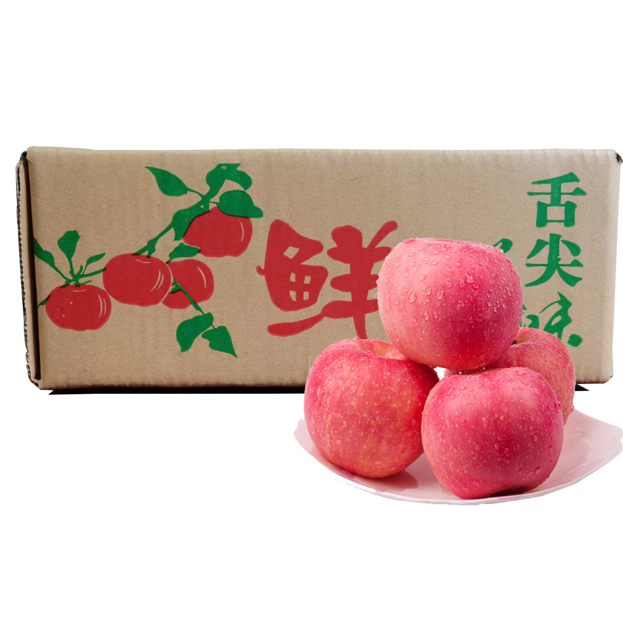 旬邑典西富士苹果产地直发包邮价
