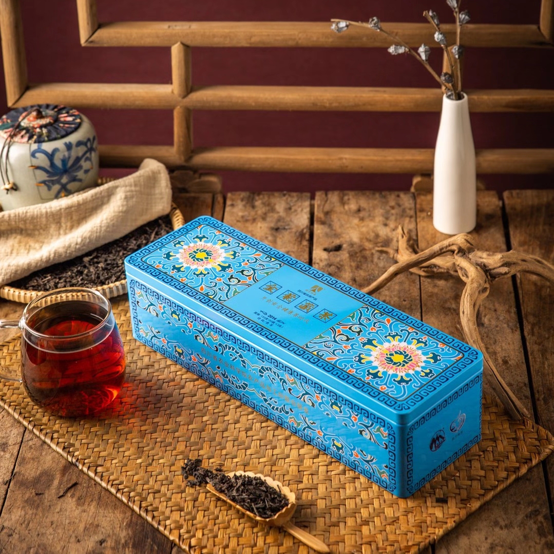 雅安金花藏茶特级黑茶礼盒