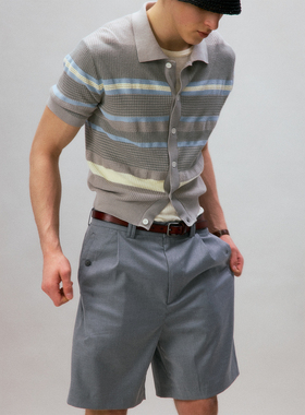 化学制品 五分短西裤  P9_GRY_SHORTS