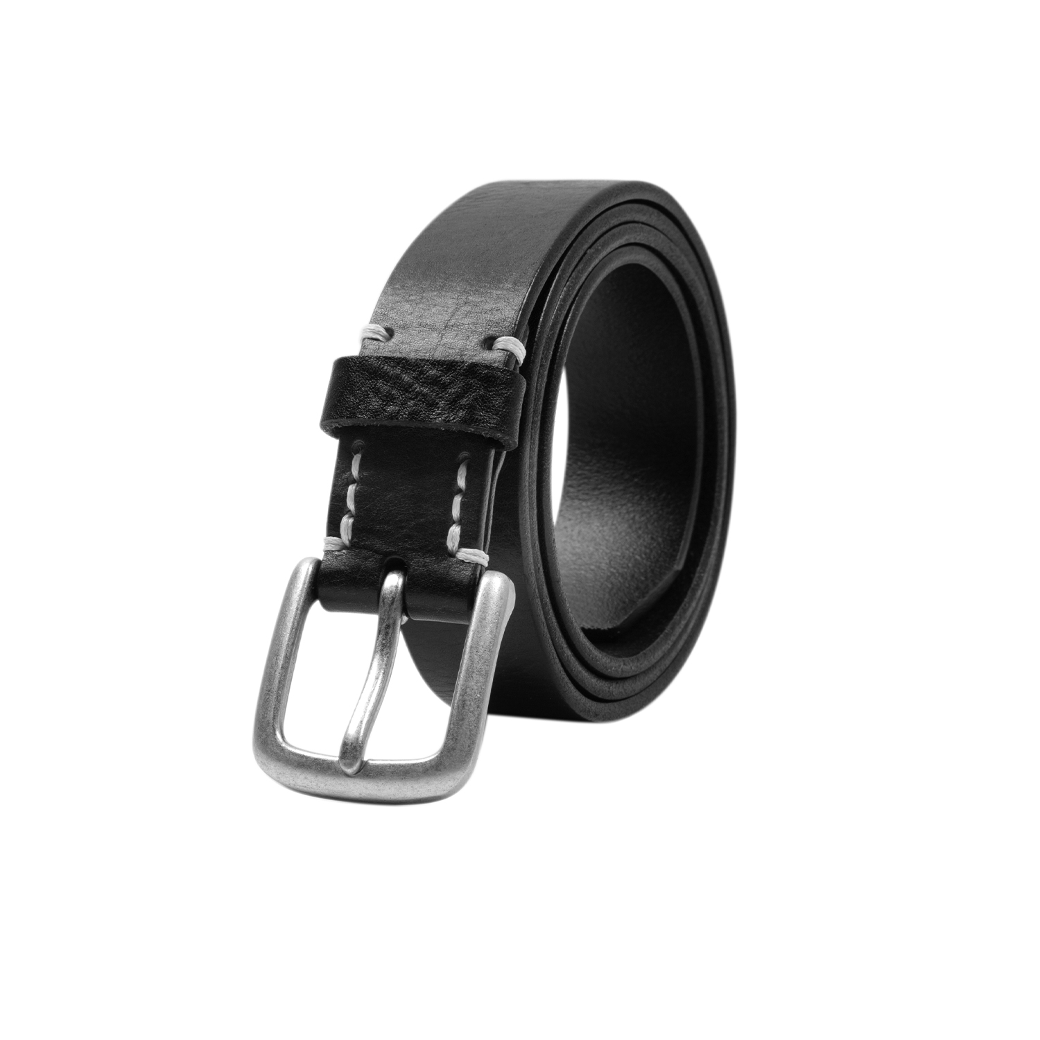 化学制品 质感超好的微做旧牛皮腰带 A_BLK_BELT