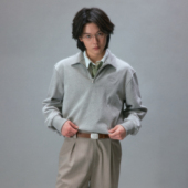 H3_GRY 绳结领卫衣 KHI_CREWNECK_360G 干净 化学制品