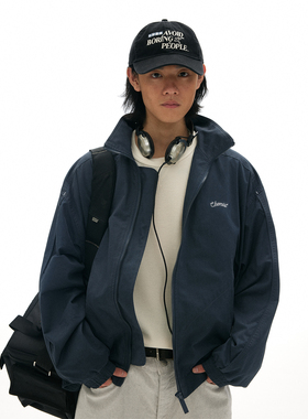 化学制品 90s机场街拍 厚实运动夹克 J3_BLU_TRACKJACKET