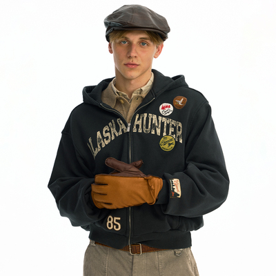 化学制品营地卫衣开衫