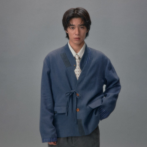 化学制品 青山俱乐部 和式补缀夹克 J8_NVY/KHI_JACKET