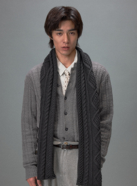 化学制品 化制轩冬日壁炉 绞花围巾 A_DGY_SCARF