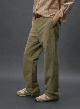 化学制品 美丽人生 木村拓哉轻工装微喇休闲裤 P5_GRN/NVY_CHINOS