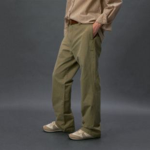 化学制品 美丽人生 木村拓哉轻工装微喇休闲裤 P5_GRN/NVY_CHINOS