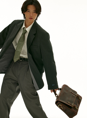 化学制品 皮特的复古条纹西服 J15_DGY_TAILOREDJACKET