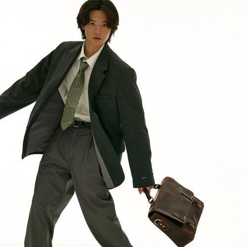 化学制品 皮特的复古条纹西服 J15_DGY_TAILOREDJACKET