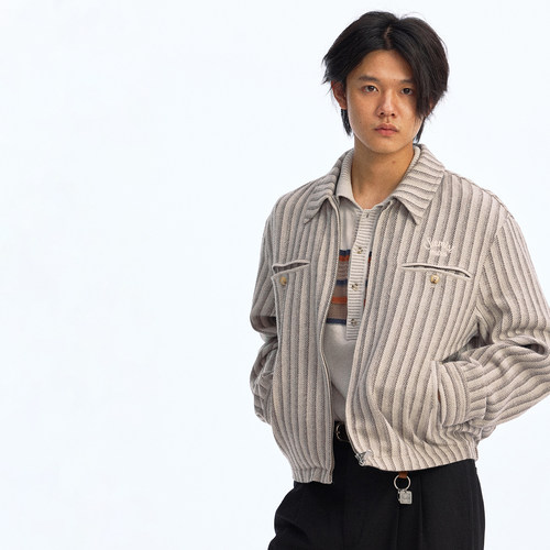 化学制品 老爸衣橱里翻出来的 毛呢短夹克 J6_KHI_JACKET