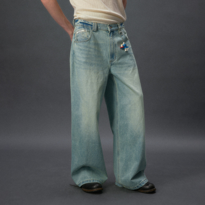 化学制品 超Baggy廓形牛仔裤 P11_BLU_JEANS