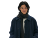 靛蓝气质风衣 化学制品 中古感 J11_BLU_COAT