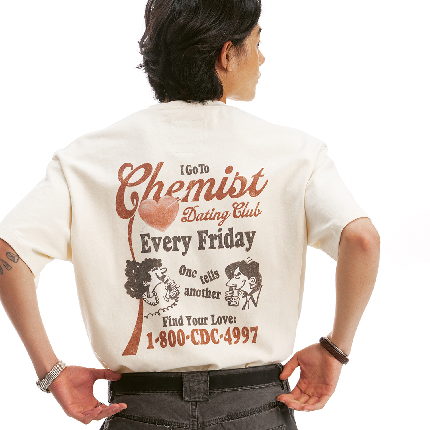 化学制品 Dating Club 文化衫T恤 T2_CRM_TSHIRT_260G