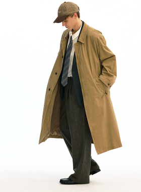 化学制品 中古感卡其气质风衣 J11_KHI_COAT