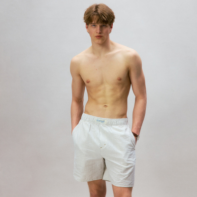 化学制品 条纹居家短裤  P9_CRM_SHORTS