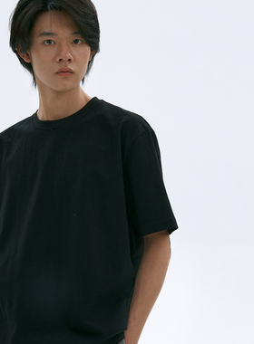 化学制品 宽松版型基础T恤 T5_BLK_TSHIRT_230G