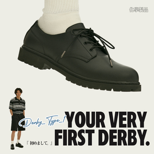 化学制品 你的第一双德比鞋 F4_BLK_DERBYTYPE1