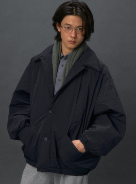 化学制品 棉被一样的大廓形棉夹克J3_NVY_OLV_QUILTEDJACKET