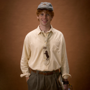 化学制品 KHI_TIE 牧场动物钩针领带A_BLU