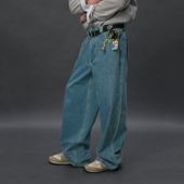 90s 基础直筒牛仔裤 P2_GRY 化学制品 BLU WHT_JEANS