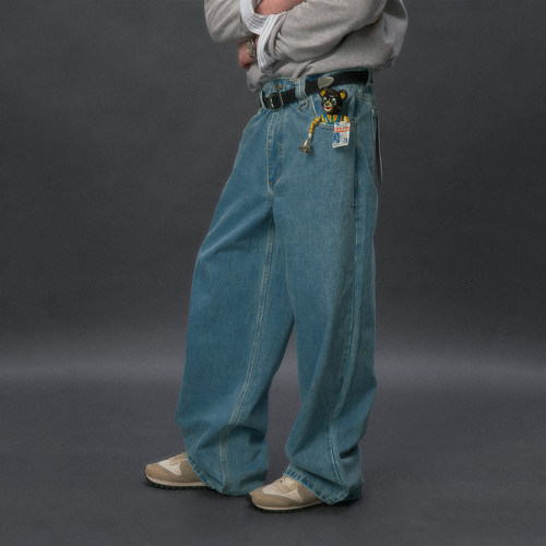 化学制品 90s 基础直筒牛仔裤  P2_GRY/BLU/WHT_JEANS