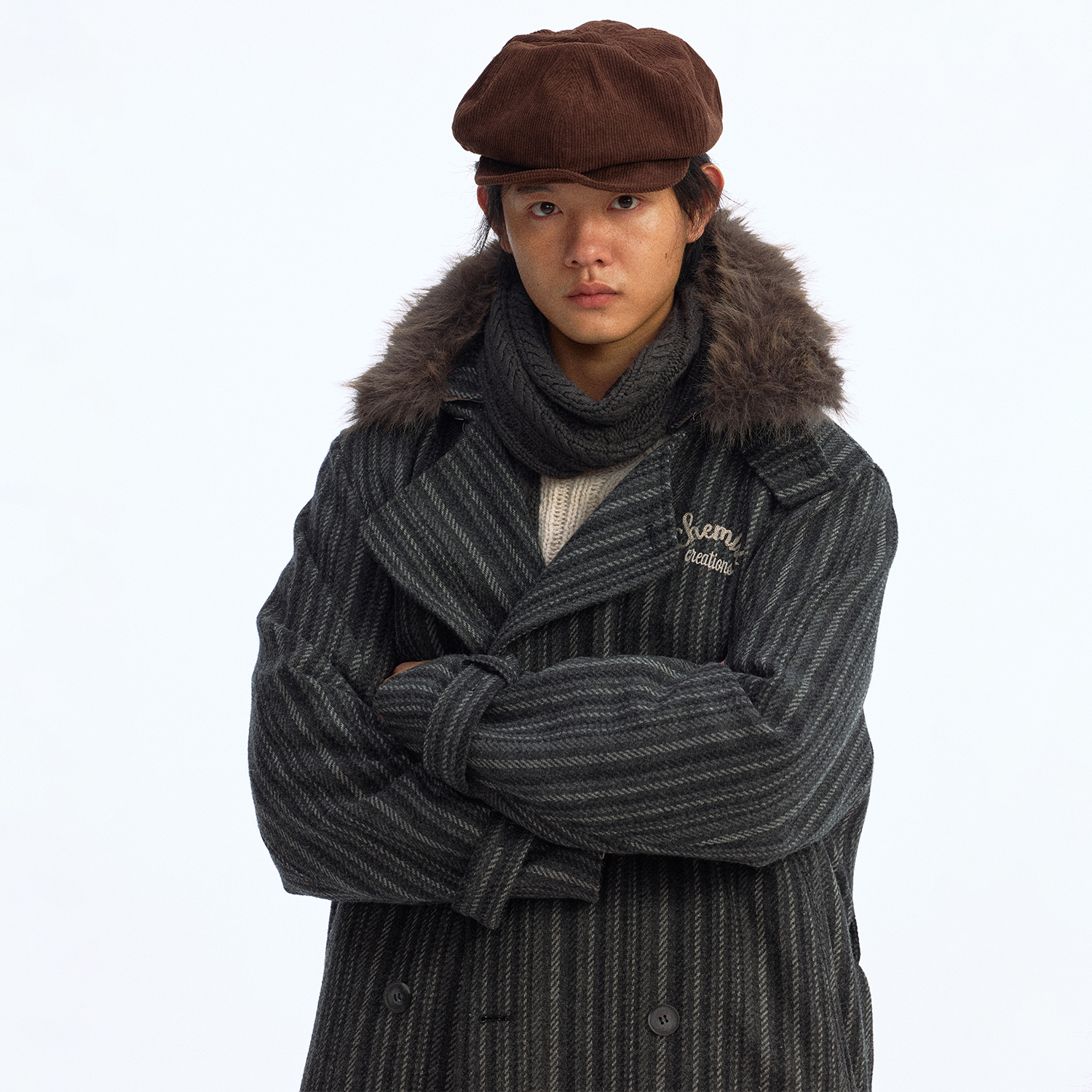 化学制品 老爸衣橱里翻出来的 粗花呢大衣 J11_DGY_COAT