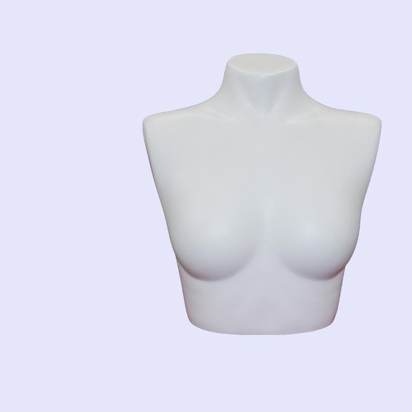 内衣模特道具 少女半身哑白文胸玻璃钢假人体模特展示架 橱窗成列