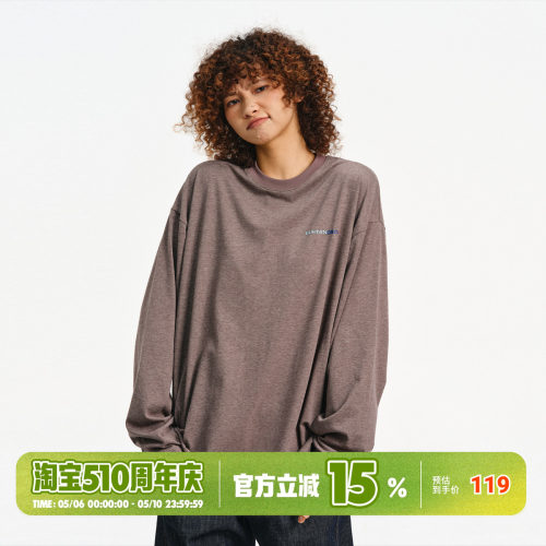 BURNIN*BURNINCSC彩纱长袖圆领卫衣男女款男装T恤休闲款美式街头