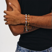 情侣饰品嘻哈街头百搭 时尚 BURNIN 小火苗锆石手链配饰金属个性