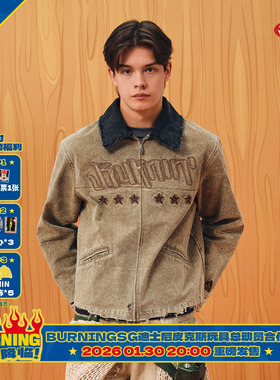 BURNIN*Disney/迪士尼 Pixar Toy Story合作系列兵人水洗男夹克