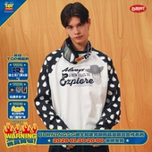 Story合作系列火苗插肩长袖 BURNIN T恤 Pixar Toy Disney 迪士尼