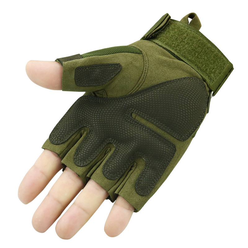 战术手套夏季户外超薄透气半指